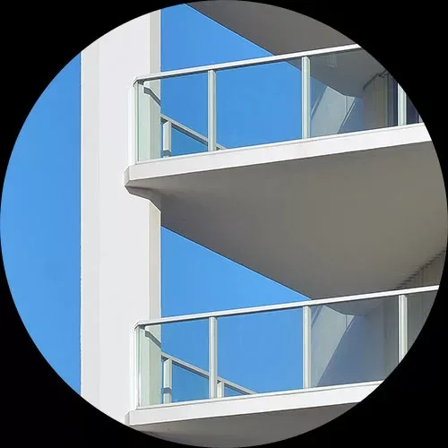 Guardrail modernization at Marina Tower at Turnberry