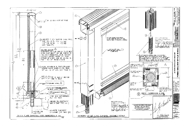 Glass Rail Detail Drawings Download